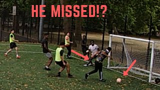 He missed an open goal?! - Amateur Goalkeeper - EP1