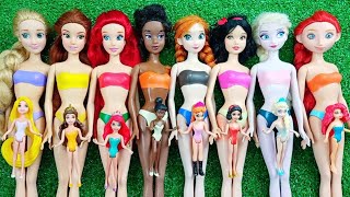 ASMR 5 MYSTERY SURPRISES Disney Princess Miniature Dolls Satisfying Unboxing NO Talking Video DIY