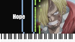One Piece Opening 20 - Hope (Piano Neothesia)