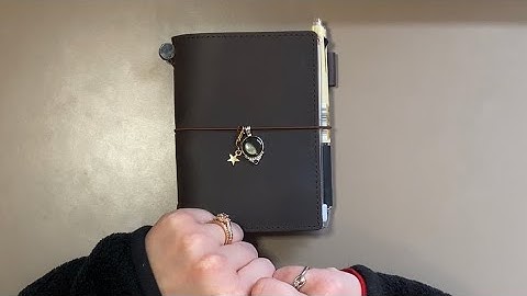 Passport Travelers Notebook Setup - Moving into a Passport Size
