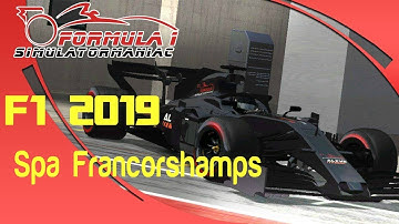 rFactor F1 2019 Simulator Spa Francorshamps Track Guide