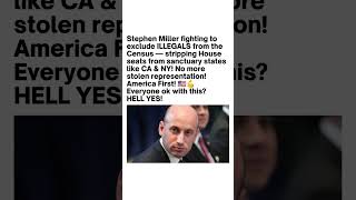 Stephen Miller's Census Proposal Sparks Debate 🇺🇸
