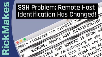 SSH Problem: Remote Host Identification Has Changed!