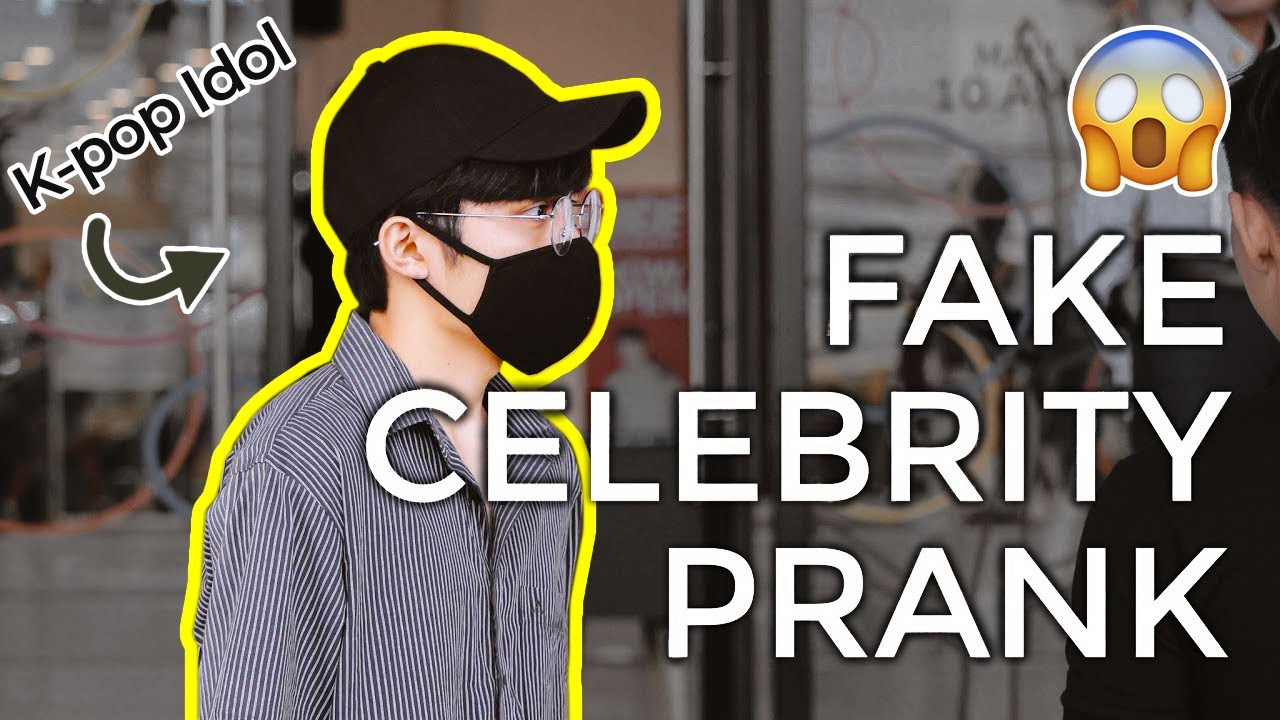 Fake Kpop Idol Prank In Public English Cc Korean Prank Youtube