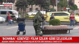 ‘Bomba’ gibiyiz! Film izler gibi izlediler!