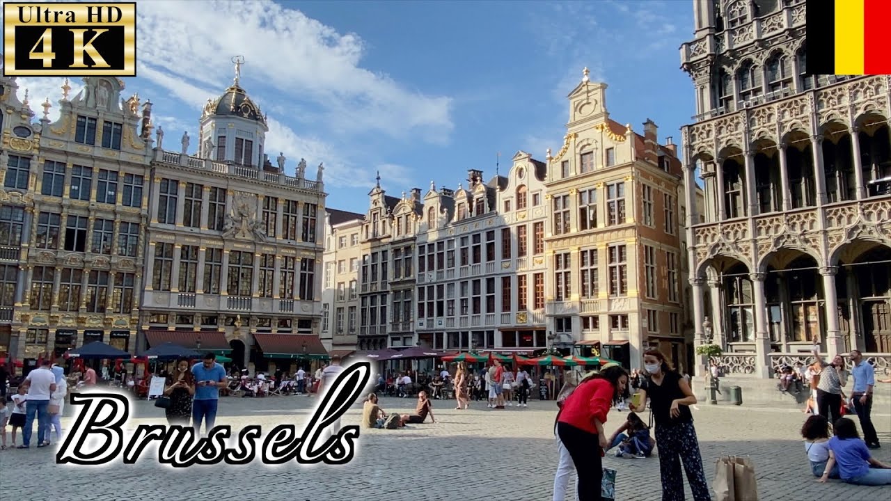 🇧🇪Brussels Summer Walk - Stalingrad District | Grand Place -【4K 60fps】