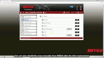 How-to: Replacing a failed drive on TeraStation