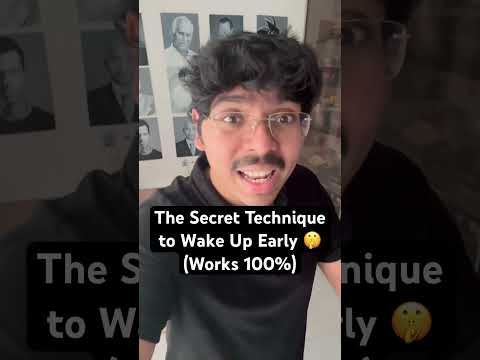 How to wake up Early! (works 100%)