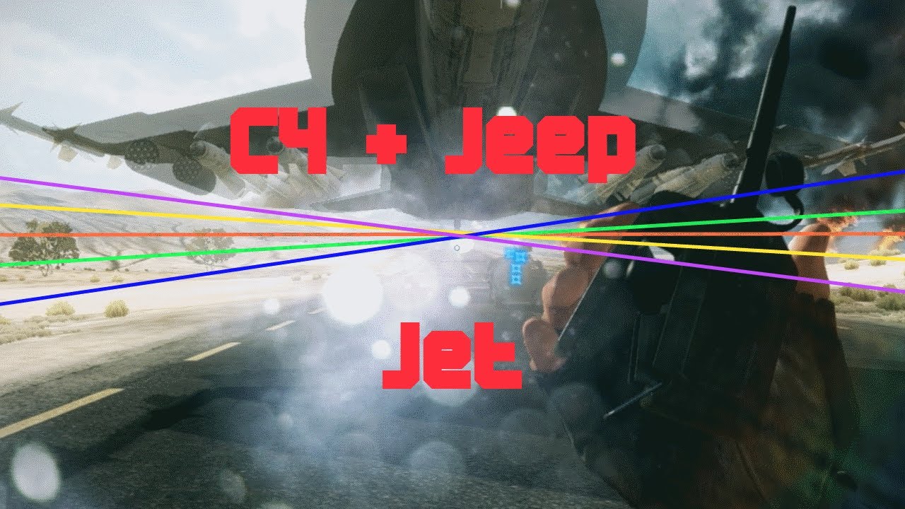 Battlefield 3 - JEEP + C4 VS JET | Challenge #1