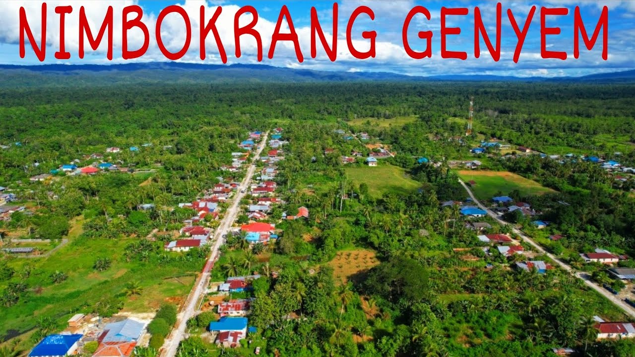 NIMBOKRANG GENYEM KABUPATEN JAYAPURA DRONE VIDEO 4K