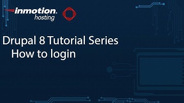 How to log into Drupal 8