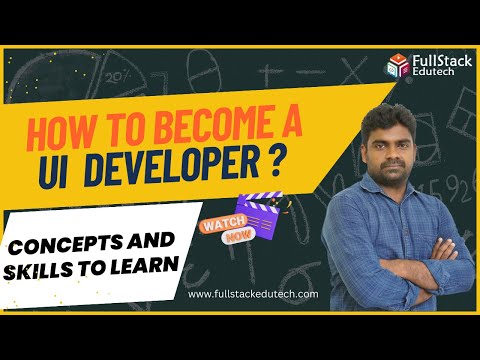How To Become a UI Developer ? UI Full Stack Road Map | Carrer Guidance By Srinivas #uitechnologies