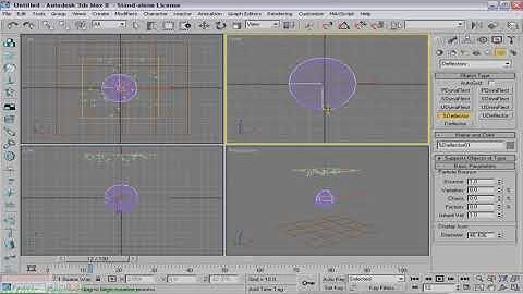 How to use max particle view and script for raindrop project in 3ds max (part 01)