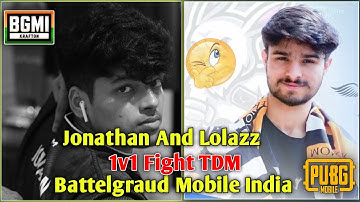 @JONATHANGAMINGYT Vs @LoLzZzGaming 1v1 TDM Fight || Interested 😱 #shorts #bgmi #rngamerzyt