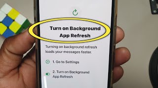 turn on background app refresh iphone whatsapp problem solved | turn on background app refresh