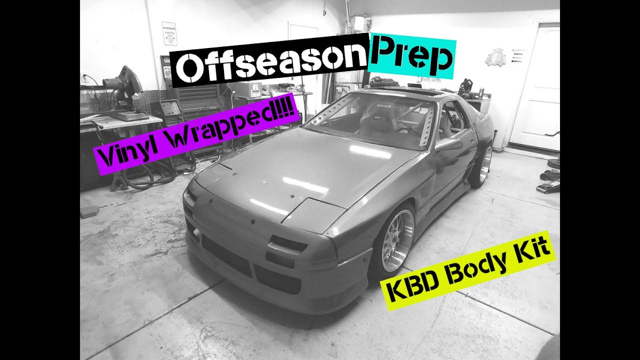 LS FC Rx7 Gets Wrapped & KBD Body Kit!!! YouTube