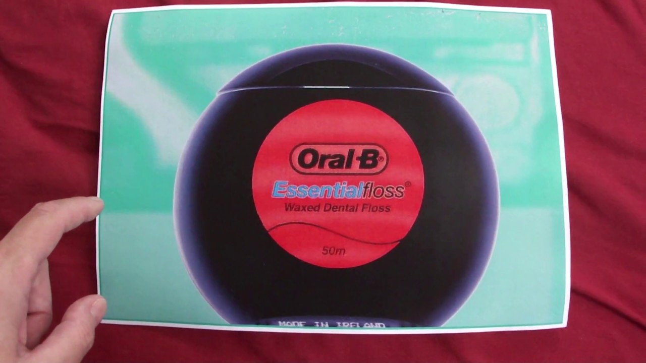Empty dental floss reel YouTube
