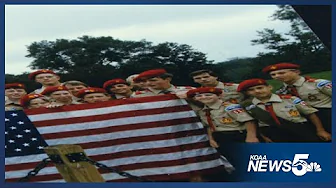 A flag from the Challenger Space Shuttle disaster in 1986 finds a new home in Colorado Springs