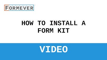 3 3 1 How To Install A Form Kit