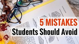 5 Mistakes All Students Should Avoid // Back to School Tips