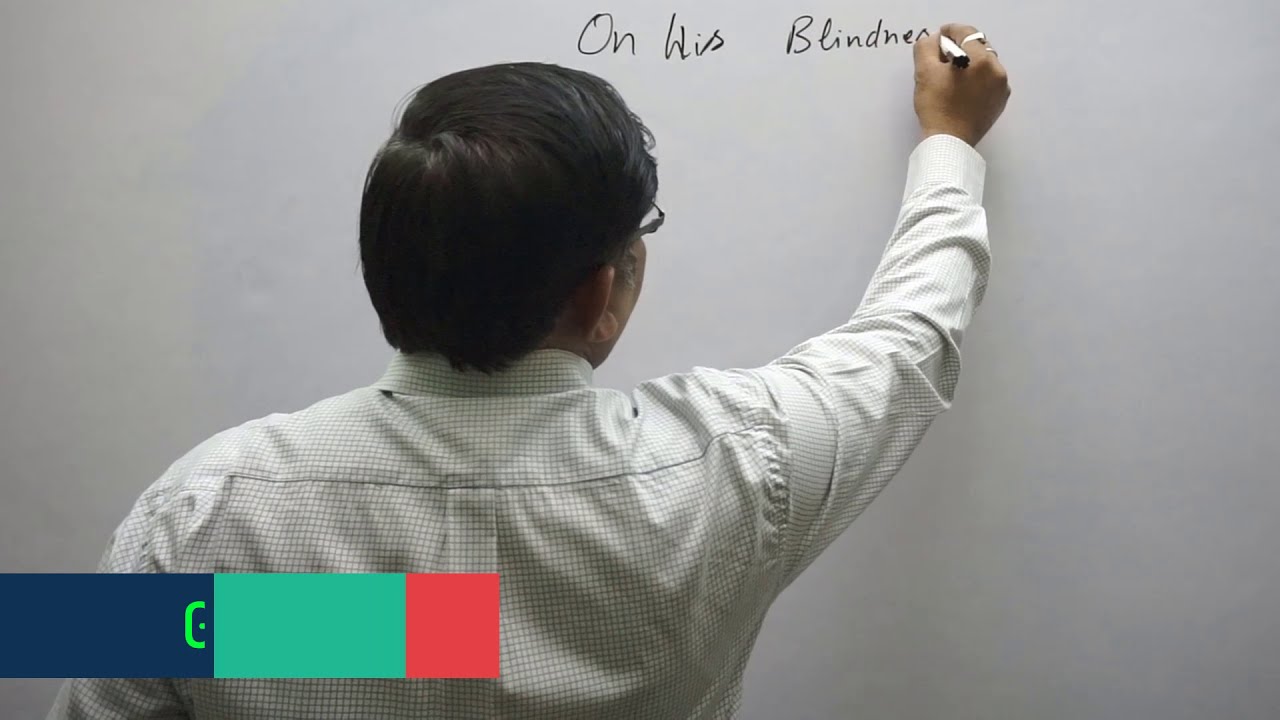 On His Blindness by Johan Milton | Questions & Answers |RPSC First Grade Teacher | UGC NET