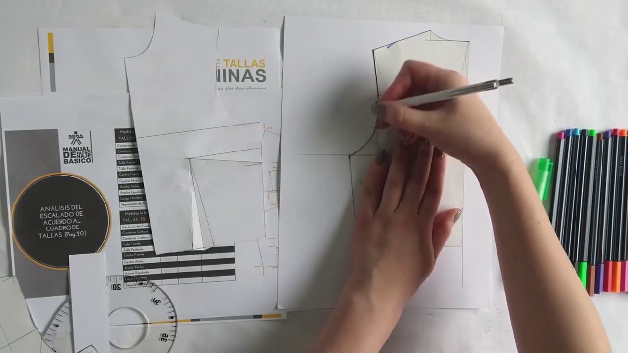 1.2 Escalado de base con pinzas - superior