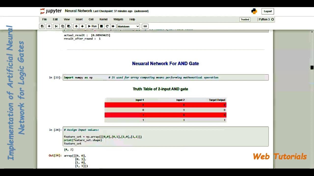 Implementation of Artificial Neural Network in Python| ANN in Python ...
