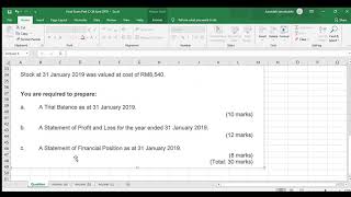 Part 2 SOPL & SOFP   Final Exam Part C Q4 June 2019 screenshot 3