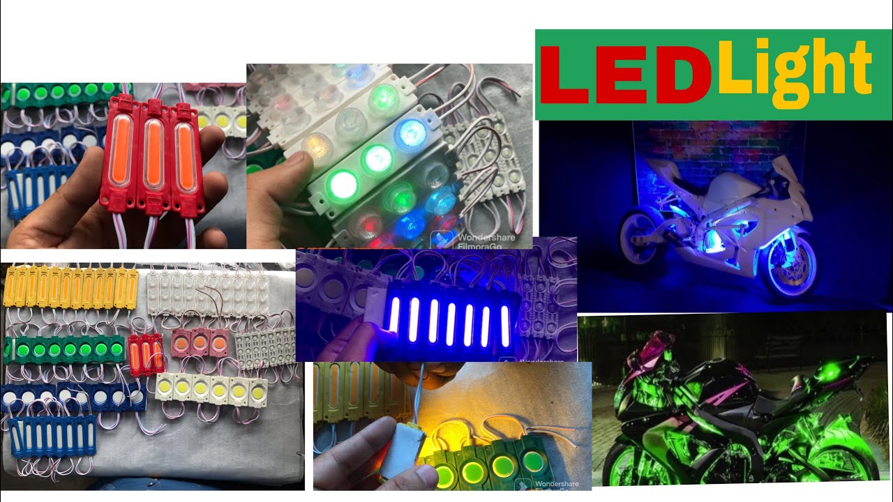 Universal LED small light for bike and car | multi colour light 