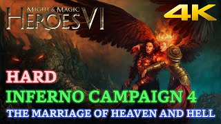Might & Magic Heroes VI - Hard - Inferno Campaign 4 - The Marriage of Heaven and Hell [4K 60 FPS]