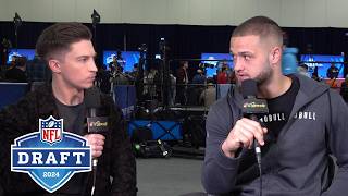 Ohio State TE Cade Stover looks up to George Kittle Rob Gronkowski NFL on NBC