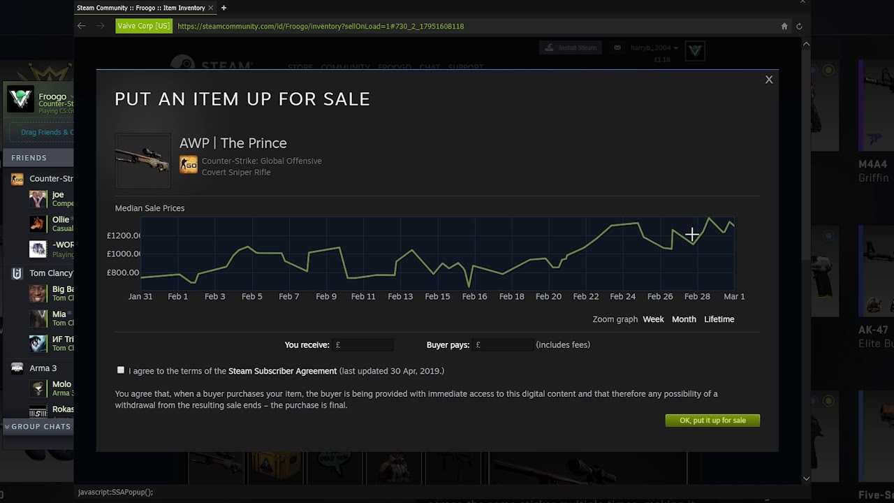 Operation Reward - AWP | The Prince