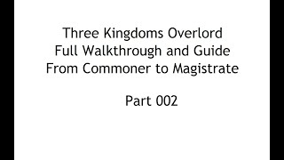 Three Kingdoms Overlord Full Walkthrough in English Part 002 screenshot 5