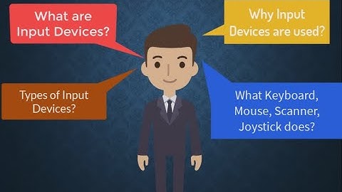 Class 11th, Unit - 1, e-Class 1.8, Topic - Input Devices Part - 1