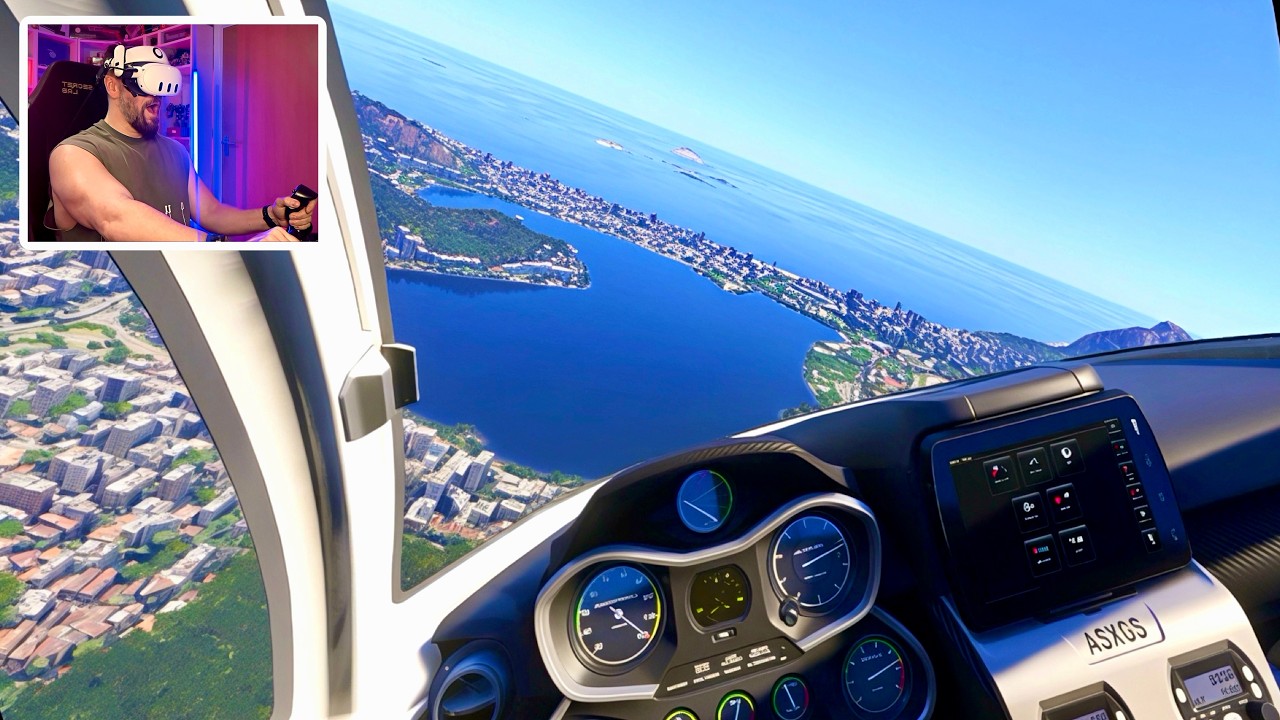 Microsoft Flight Simulator 2024 VR! AWESOME REALISM with 5070ti