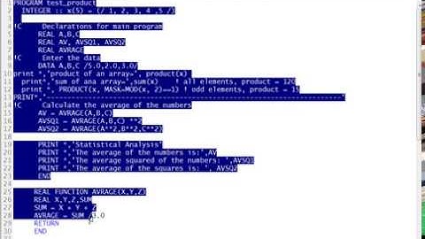 TWO DIFFERENT WAYS  TO COMPILE AND RUN FORTRAN PROGRAMMING CODE