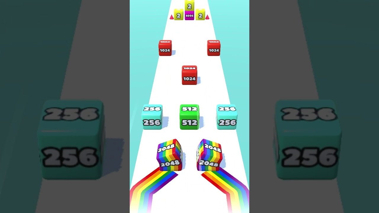 Jelly Run 2048.io - very simple stage