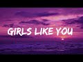 Maroon 5 - Girls Like You | Lyrics Ft Cardi B
