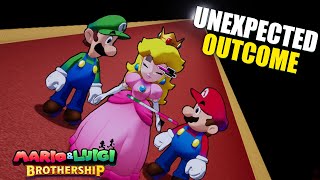 What happens if you ACCEPT Peach (FAKE) Offer to return to Mushroom Castle Mario & Luigi Brothership