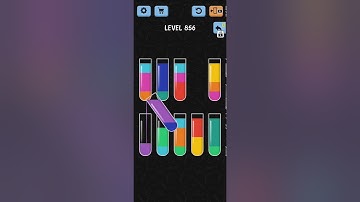 Water Color Sort Level 856 857 858 859 860 WalkThrough Solution Gameplay