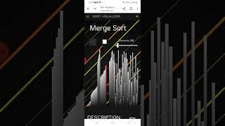 Sorter visual In merge sort