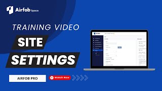 [Airfob Pro] Site Settings