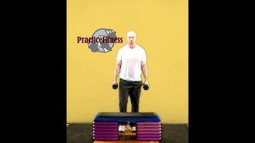 DB Step Up Front Raise