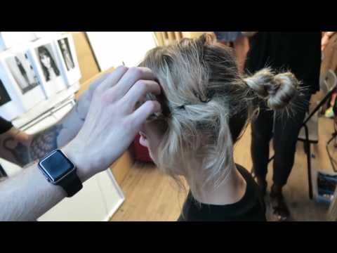 NYFW How To! Katie Gallagher's Chic Threading Look by Bobby Tochterman for Amika