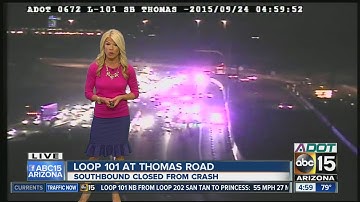 Southbound Loop 101 closed in Scottsdale