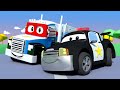 Детские мультики с грузовиками - Полицейский грузовик - Трансформер Карл в Автомобильный Город 🚚 ⍟