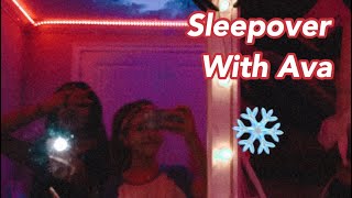 Sleepover w\/ Ava vlog.. | Vlogmas #9