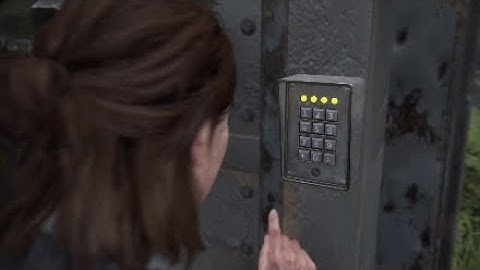 East 2 Gate Code | The Last of Us Part 2