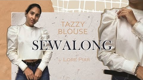 TAZZY Blouse - SEWALONG (PDF Pattern) 🤍🤍