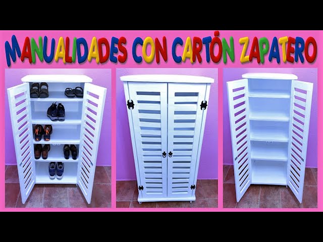 Cómo hacer un mueble para guardar zapatos 